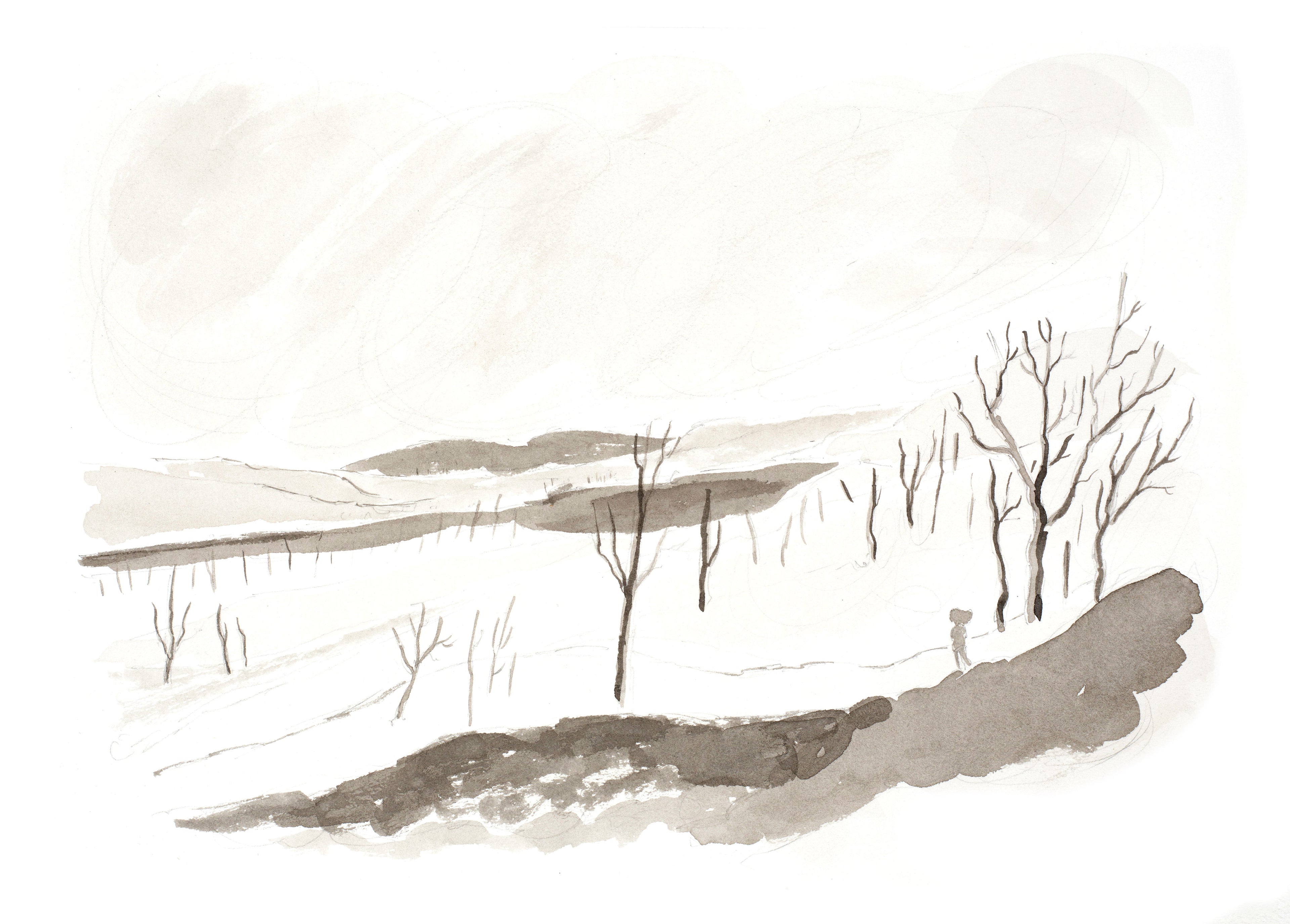 Child in the valley of woe